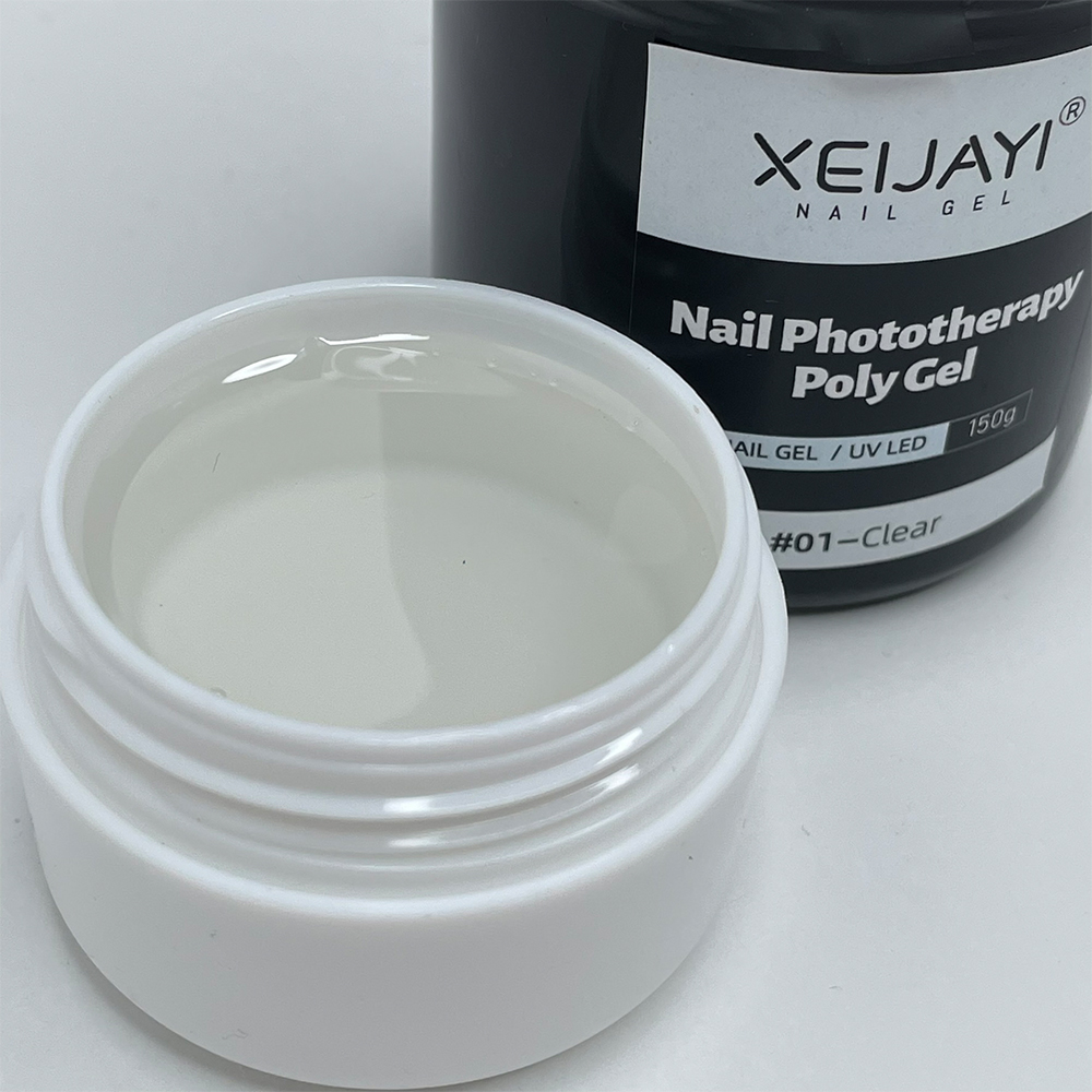 Гель для нарощування XEIJAYI Poly Gel 01, 15 мл (прозорий)