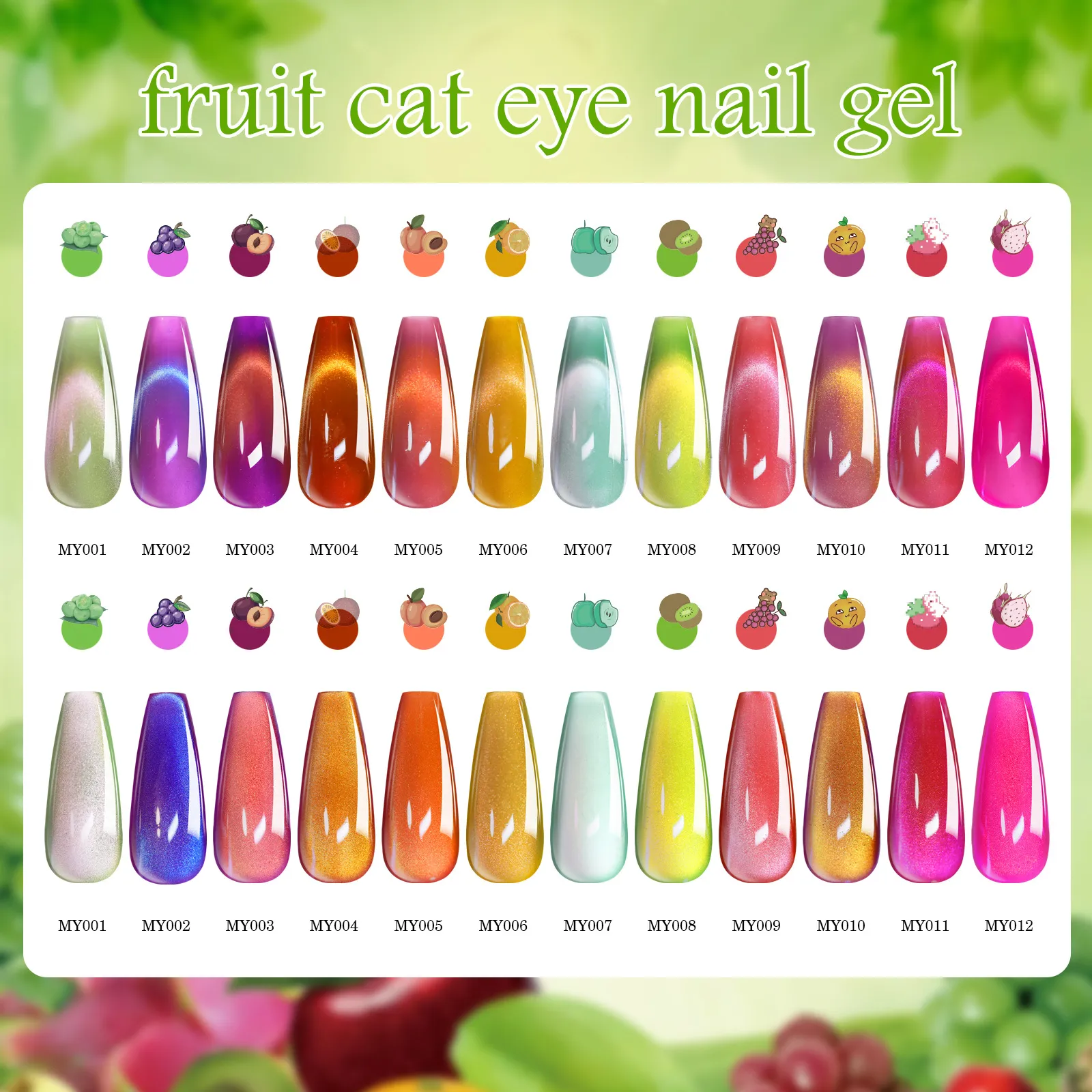 Гель-лак Fruit Cat Eye Misscheering MY005, 7.5 мл - Зображення 2