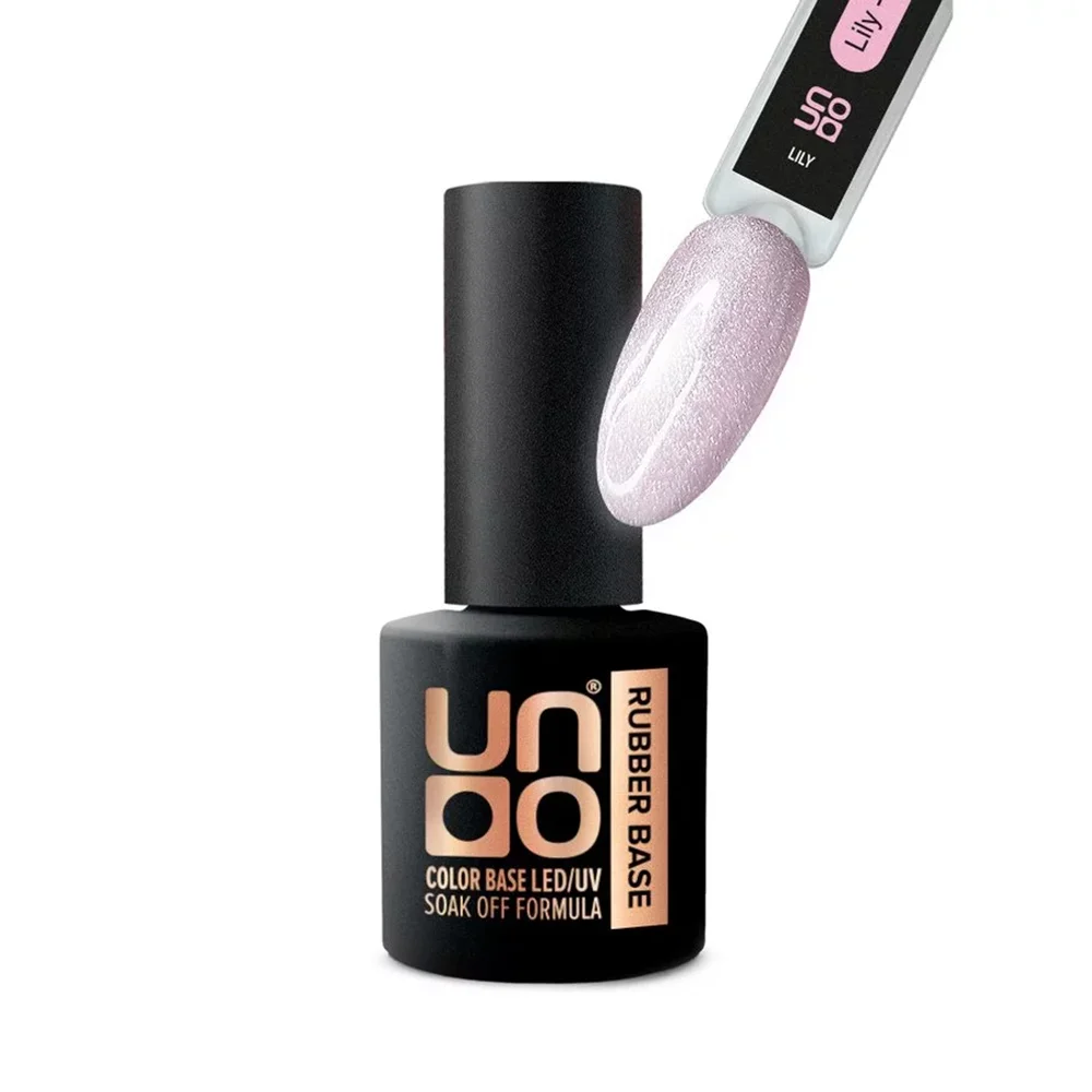 База світловідбиваюча UNO Rubber Color Base Lily, 8 мл