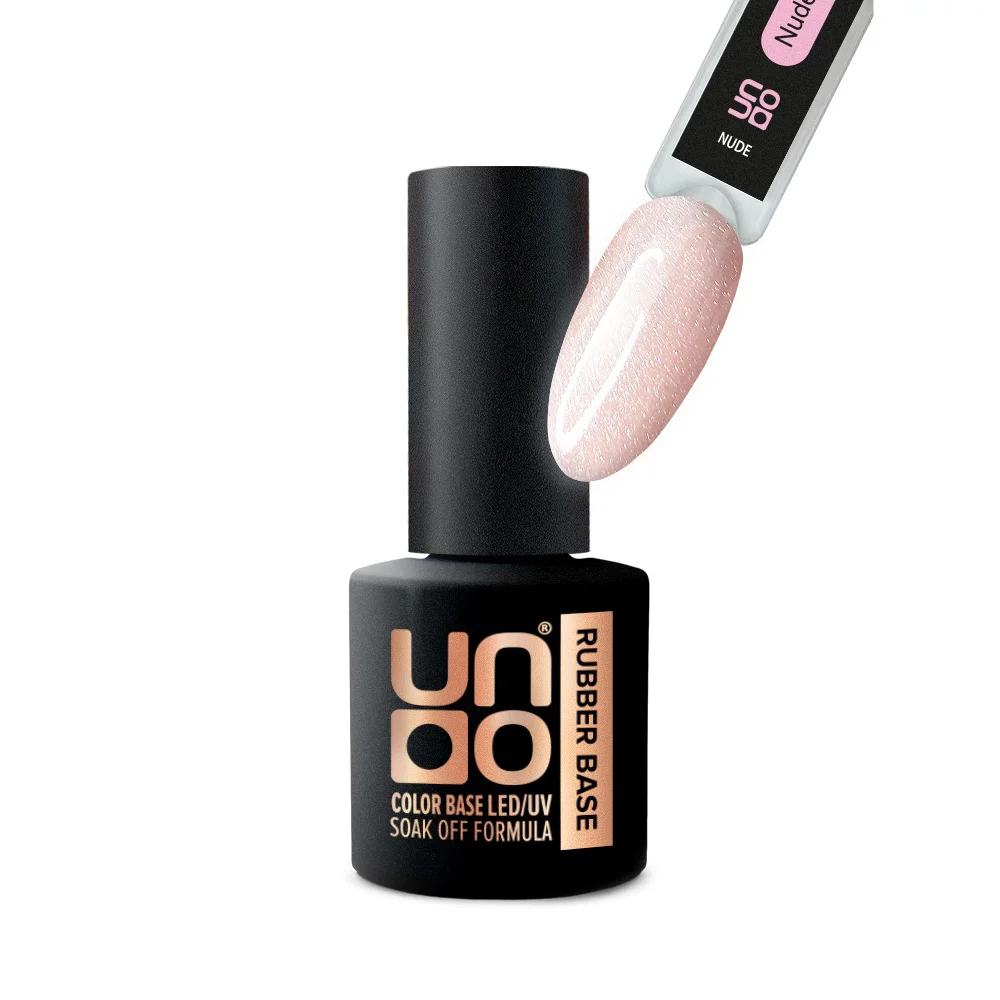 База світловідбиваюча UNO Rubber Color Base Nude, 8 мл