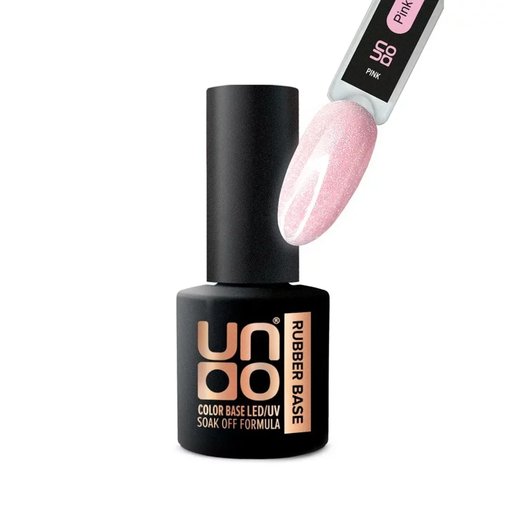 База світловідбиваюча UNO Rubber Color Base Pink, 8 мл