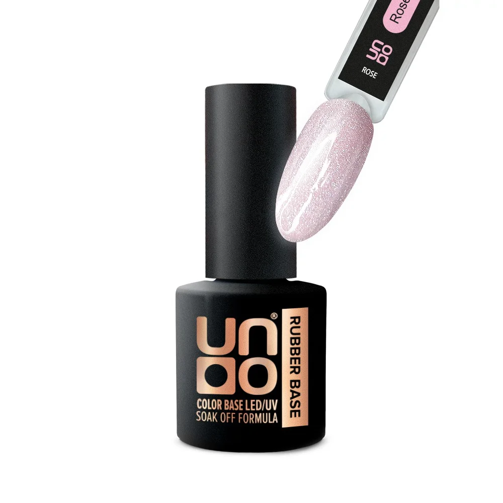 База світловідбиваюча UNO Rubber Color Base Rose, 8 мл