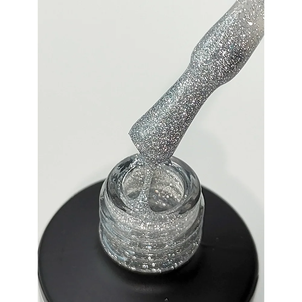 База світловідбиваюча UNO Rubber Color Base Silver, 8 мл - Зображення 2