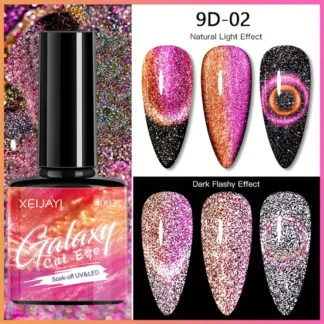 Гель-лак XEIJAYI Galaxy Cat Eye 9D 02, 7.3 мл