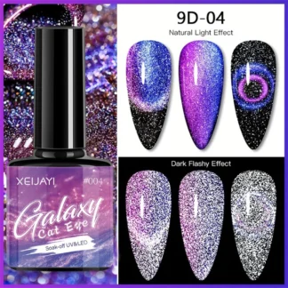 Гель-лак XEIJAYI Galaxy Cat Eye 9D 04, 7.3 мл
