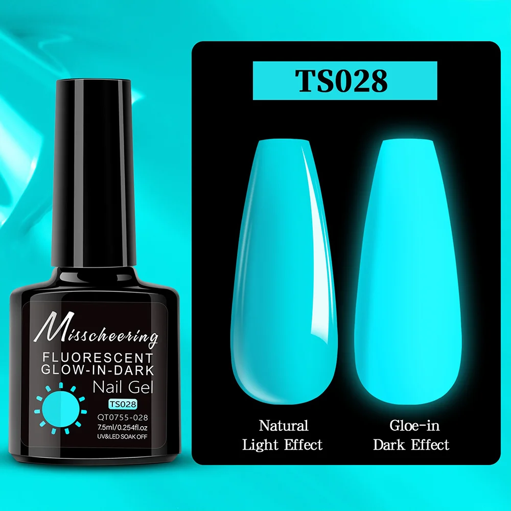 Гель-лак Fluorescent Glow In Dark Misscheering 028, 7.5 мл