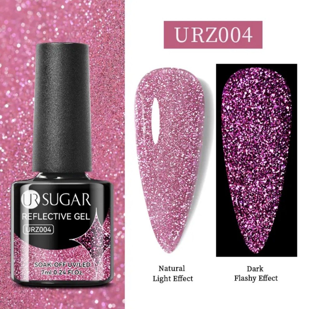 Гель-лак світловідбиваючий URSUGAR Reflective Gel URZ004, 7 мл