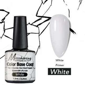 Misscheering Color Base Coat for Crackle - база, 7.5 мл (White)