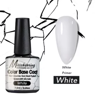 Misscheering Color Base Coat for Crackle - база, 7.5 мл (White)