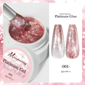 Гель декоративний Misscheering Platinum Gel 001 (Rose), 5 г