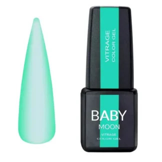 Гель-лак Baby Moon VITRAGE Color Gel №04, 6 мл (Бірюзовий)