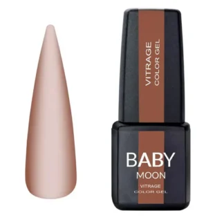 Гель-лак Baby Moon VITRAGE Color Gel №09, 6 мл (Коричневий)