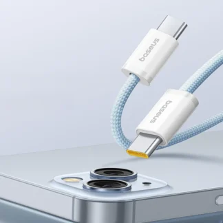 Кабель Baseus Dynamic 4 Series USB-C to USB-C 100W 1м (блакитний)
