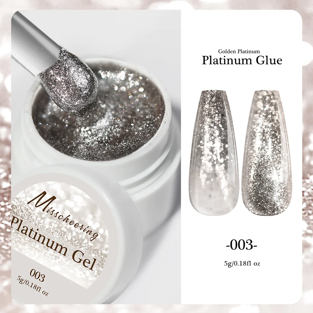 Гель декоративний Misscheering Platinum Gel 003 (Palladium), 5 г