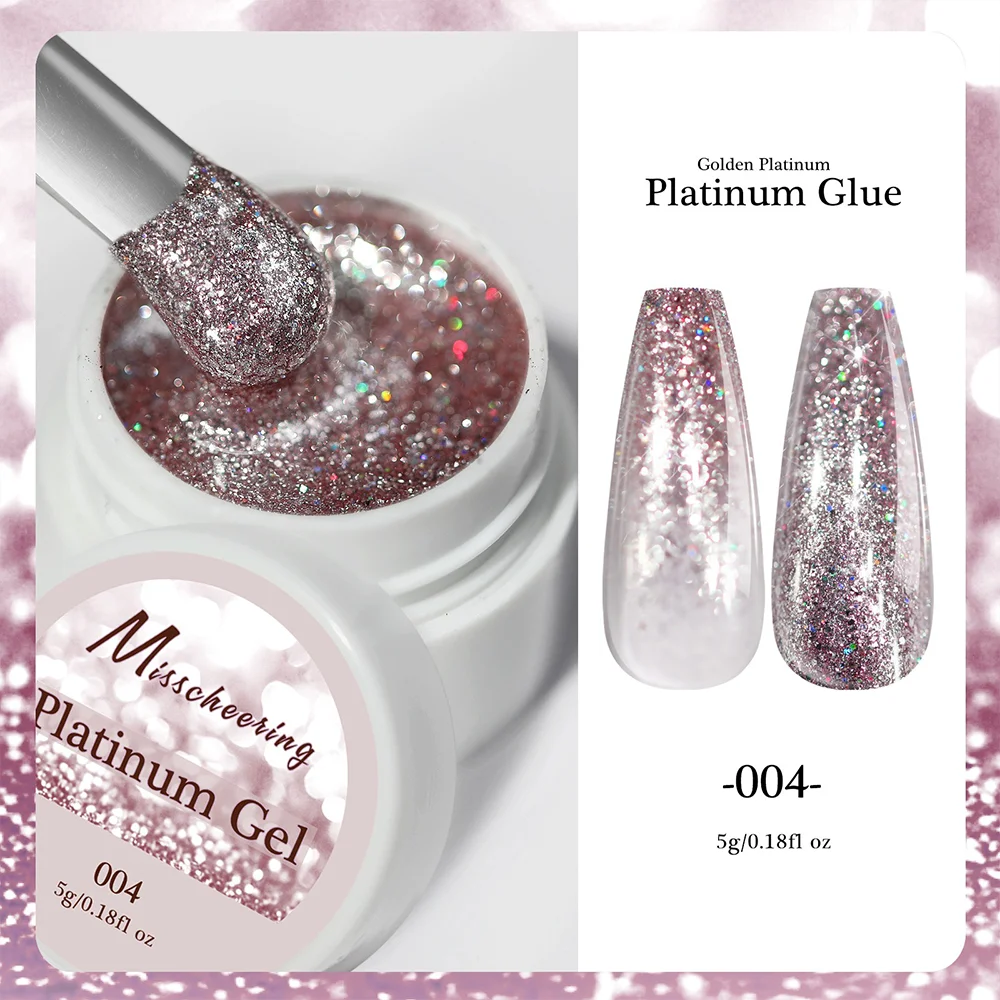 Гель декоративний Misscheering Platinum Gel 004 (Orchid), 5 г