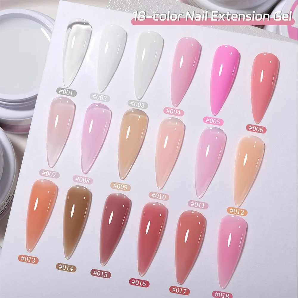 Гель для нарощування XEIJAYI Extension Nail Gel 01, 30 мл - Зображення 4