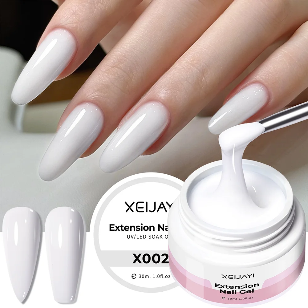 Гель для нарощування XEIJAYI Extension Nail Gel 02, 30 мл (білий)