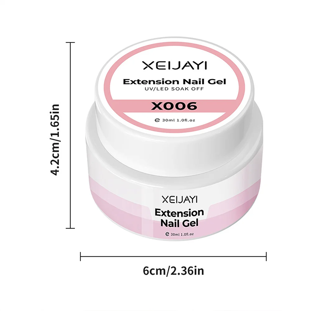 Гель для нарощування XEIJAYI Extension Nail Gel 01, 30 мл - Зображення 3