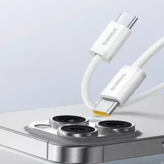 Кабель Baseus Dynamic 4 Series USB-C to USB-C 100W 1м (білий)