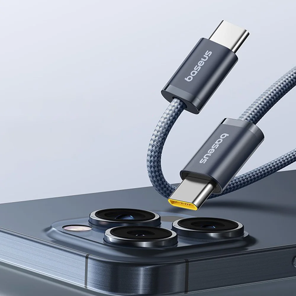 Кабель Baseus Dynamic 4 Series USB-C to USB-C 100W 1м (сірий)