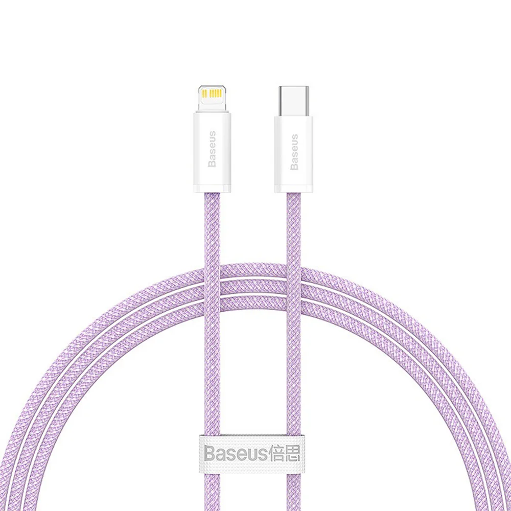 Кабель Baseus Dynamic Series USB-C to Apple Lightning 20W 1м (фіолетовий)