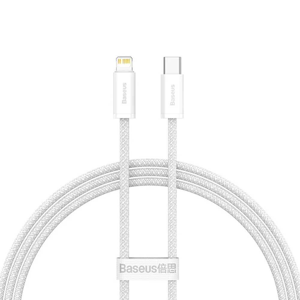 Кабель Baseus Dynamic Series USB-C to Apple Lightning 20W 1м (білий)