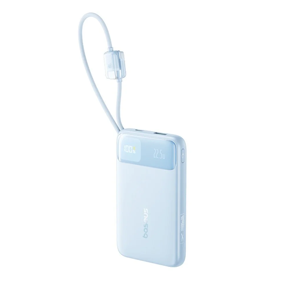 Зовнішній портативний акумулятор Baseus EnerFill FC11 10000mAh 22.5W (блакитний)