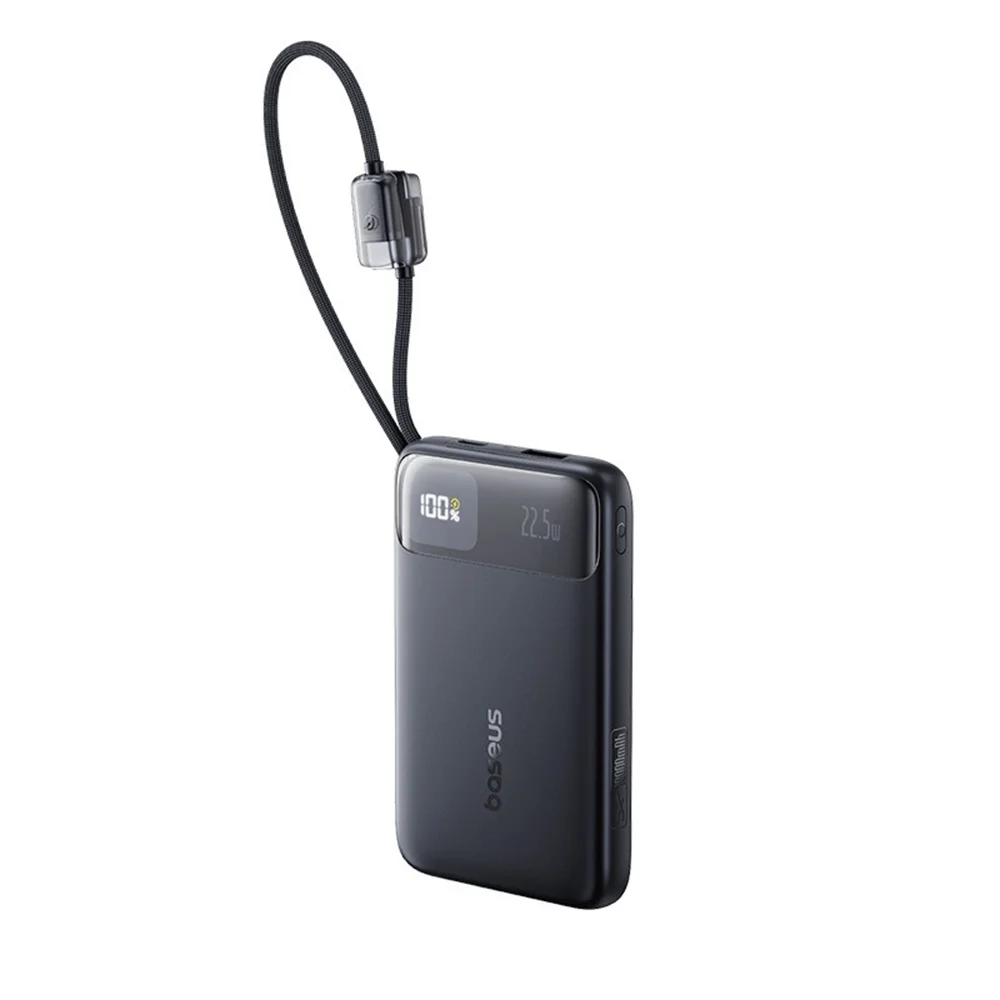 Зовнішній портативний акумулятор Baseus EnerFill FC11 10000mAh 22.5W (чорний)