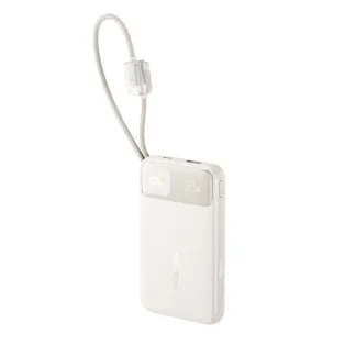 Зовнішній портативний акумулятор Baseus EnerFill FC11 10000mAh 22.5W (бежевий)