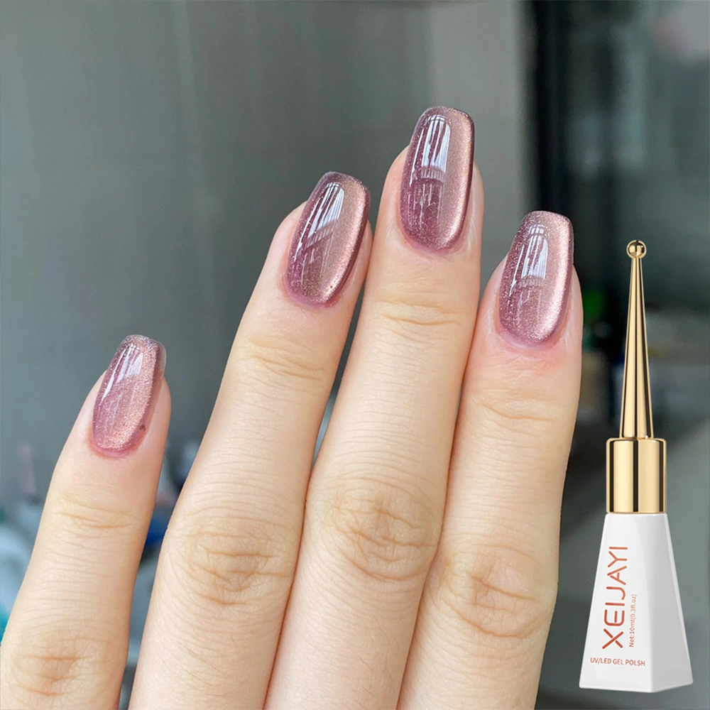 Гель-лак XEIJAYI Grape Cat Eye, 10 мл