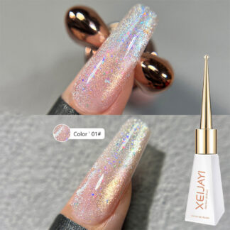 Гель-лак XEIJAYI Summer Crushed Ice Cat Eye 01, 10 мл