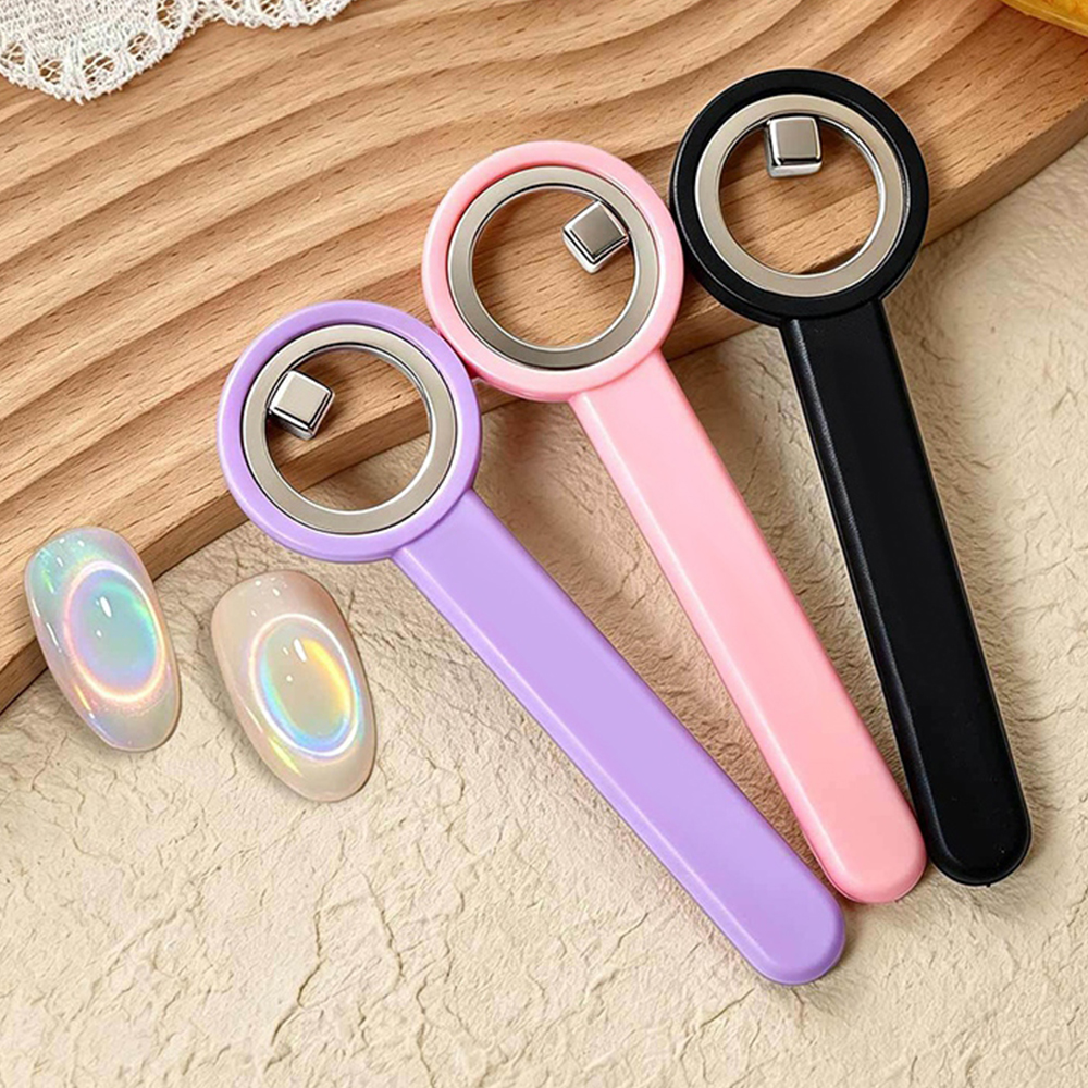 Магніт для гель-лаку котяче око “Magic Ring” mini, рожевий - Зображення 2