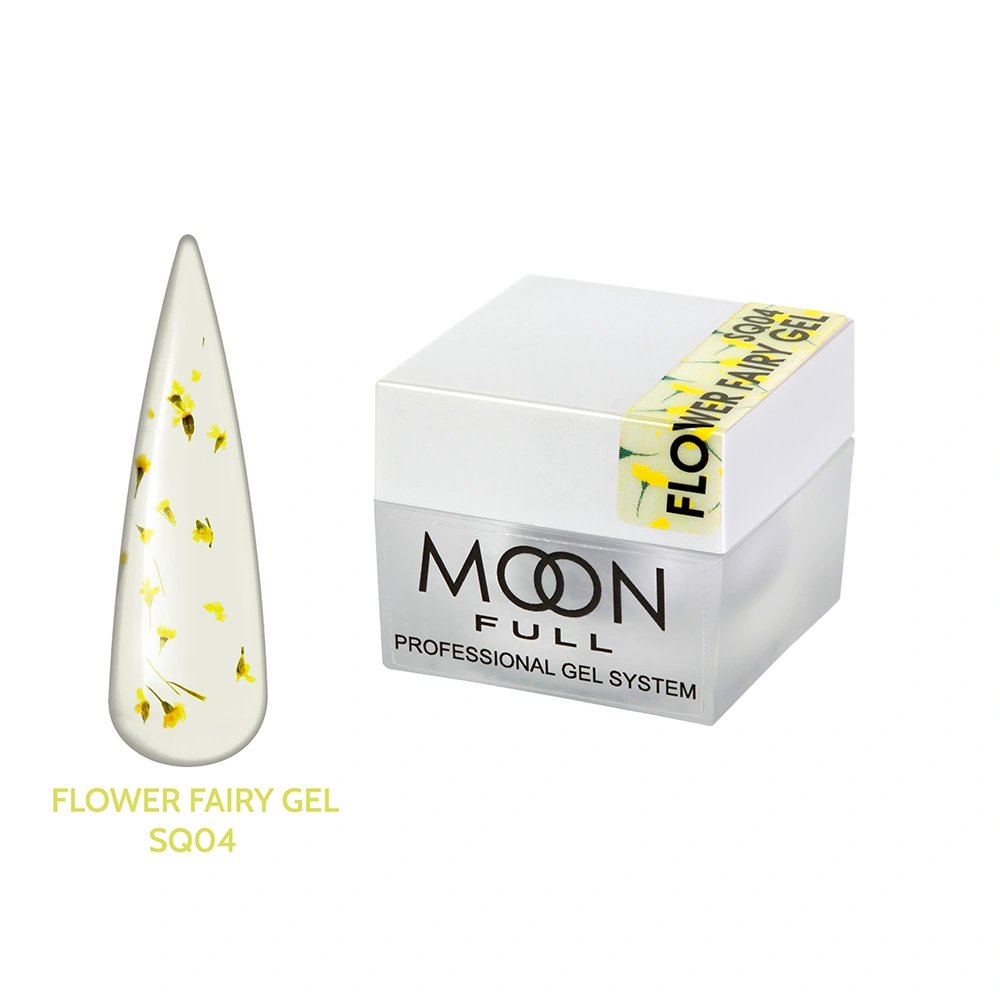 Гель з сухоцвітами Moon Full Flower Fairy Gel №SQ04, 5 мл