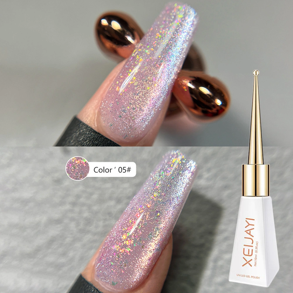 Гель-лак XEIJAYI Summer Crushed Ice Cat Eye 05, 10 мл