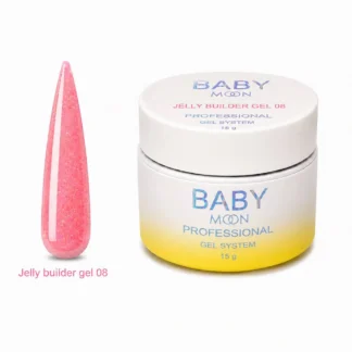 Гель-желе для нарощування Baby Moon Jelly Builder Gel №08, 15 мл
