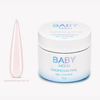 Гель для нарощування Baby Moon Liquid Builder Gel 4in1 №03, 15 мл