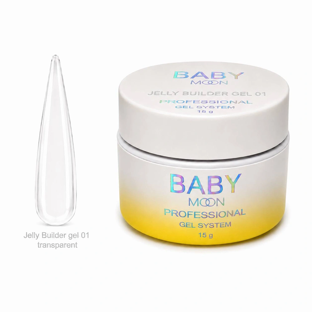 Гель-желе для нарощування Baby Moon Jelly Builder Gel №01, 15 мл