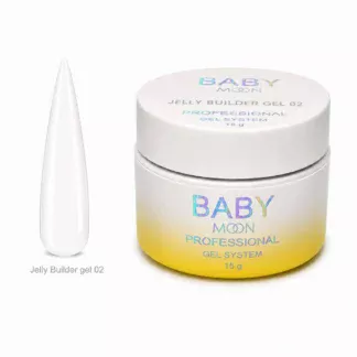 Гель-желе для нарощування Baby Moon Jelly Builder Gel №02, 15 мл