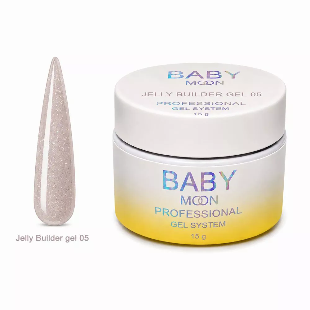Гель-желе для нарощування Baby Moon Jelly Builder Gel №05, 15 мл