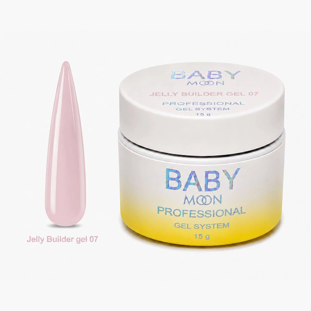 Гель-желе для нарощування Baby Moon Jelly Builder Gel №07, 15 мл