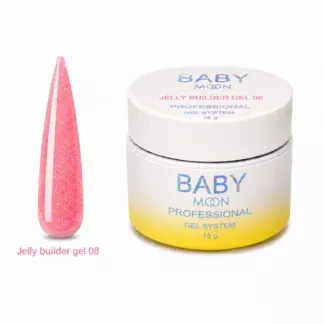 Гель-желе для нарощування Baby Moon Jelly Builder Gel №08, 15 мл