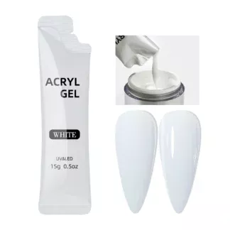 Акрилгель Misscheering WHITE, 15 г (саше)